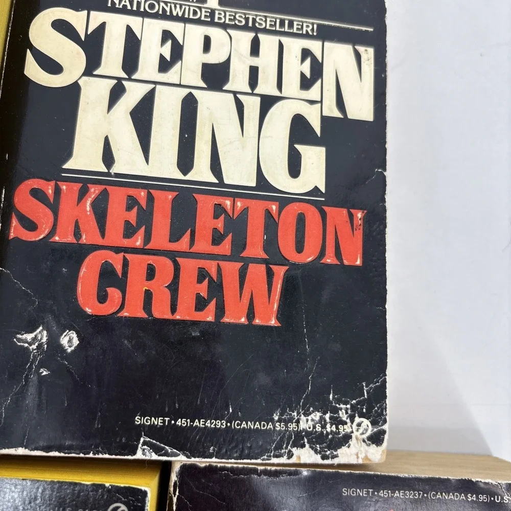 VTG Lot Of 7 Stephen King Paperback Books Novels First Printing Signet Berkley‎